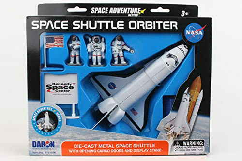 Juego Space Shuttle Con Astronautas Y Bandera Americana.