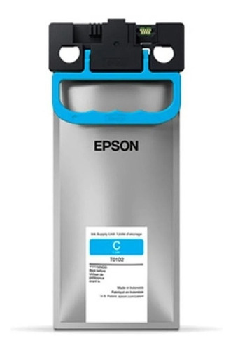 Bolsa De Tinta Epson T01d220 Para Wf-c579r Cyan 20.000