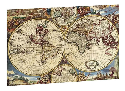 Rompecabezas 1000 Pz Mapamundi Antiguo Puzzle
