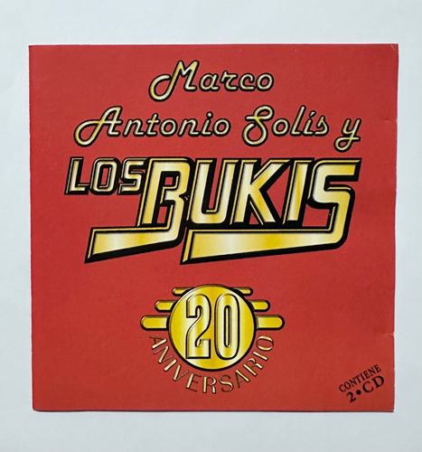 Marco Antonio Solis Y Los Bukis Cd 20 Aniversario 2001