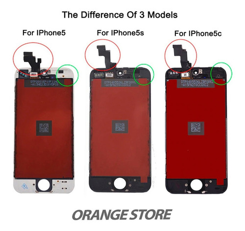Pantalla Lcd + Mica iPhone 5c Garantia (tienda Orange)
