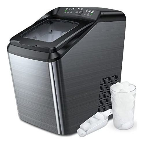 Ice Maker Machine For Countertop, 33 Lbs Bullet Ice Cube In 