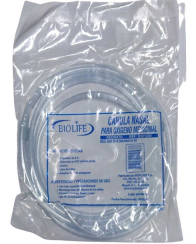 Imagen 1 de 1 de Canula Nasal Para Oxigeno Con Exte - Unidad a $2500