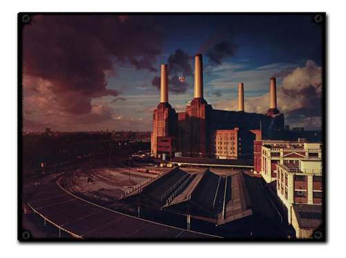 #861 - Cuadro Vintage Rock - Pink Floyd Poster No Chapa