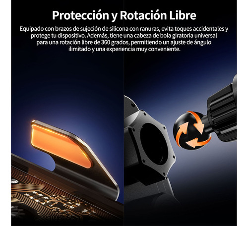 Suporte De Telefone Para Carro, Carregador Sem Fio,