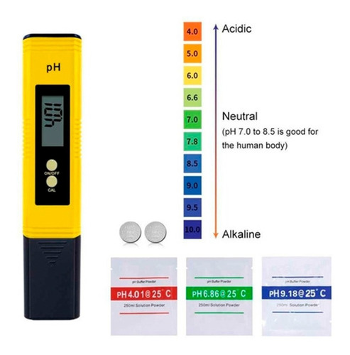 Imagen 5 de 6 de Medidor Tester De Ph Autocalibrable Digital Calidad Oferta