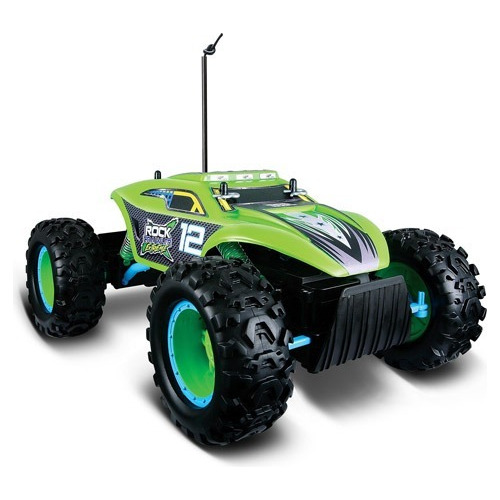 Carro Rock Crawler Extreme Radio Control Maisto Tech Verde