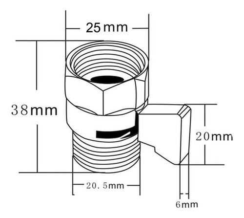 Bh Compatible Válvula De Control De Flujo De Cabezal De