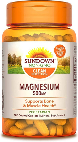 Magnesio 500 Mg Sundown 180 Cáp