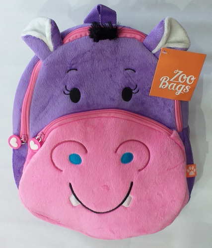 Mochila Zoobags 14 Pulgadas Peluche