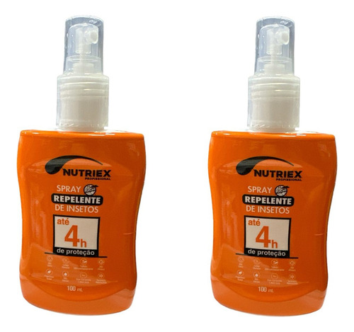 Kit 2 Repelente Protege Contra Mosquito Inseto Nutriex 100ml