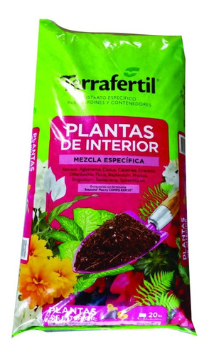 Terrafertil Plantas Interior Tierra X 20l