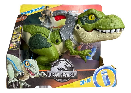 Dinosaurio Imaginext Jurassic World Trex Mega Mordida Mattel