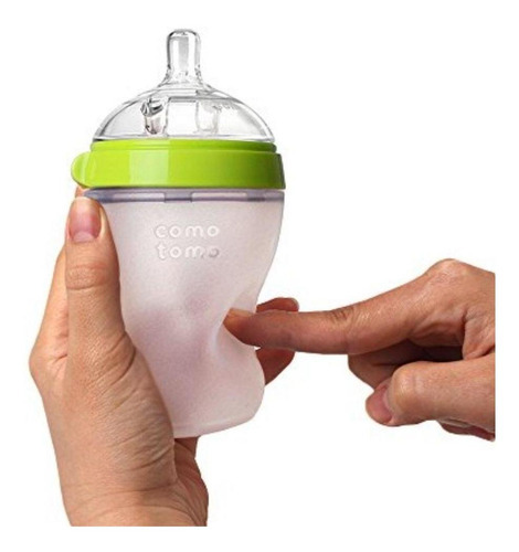 Kit De 2 Botellas Verdes Comotomo De 250 Ml Verde
