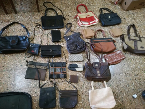 Remato Lote Valija Antigua Y Carteras