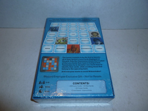 Codenames Blizzard Edicion Exclusiva De Regalo P Empleados (Usado)