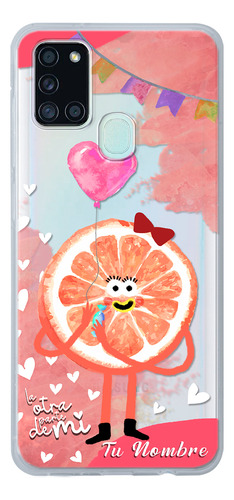Funda Para Galaxy De Parejas Media Naranja Nombre De Ella