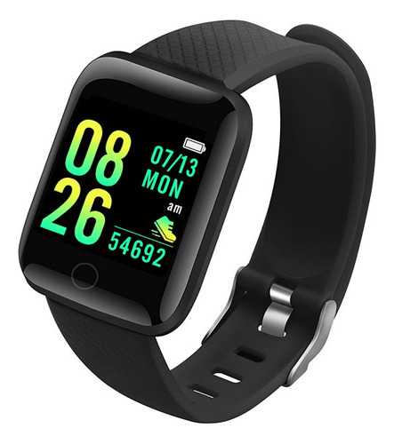 Reloj Inteligente Smartwatch 116s Deportivo Bluetooth Usb Color De La Caja Oscuro