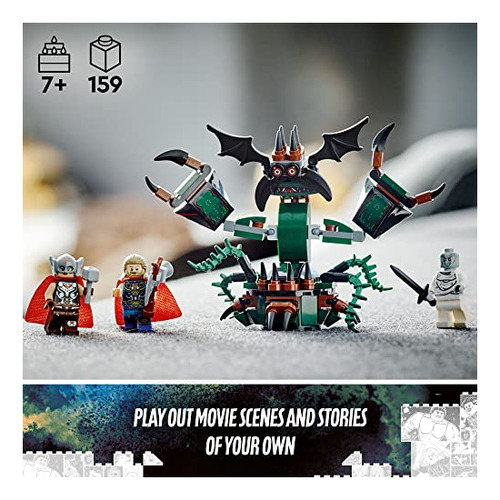 Kit De Construcción Lego Marvel Attack On New Asgard 76207 T