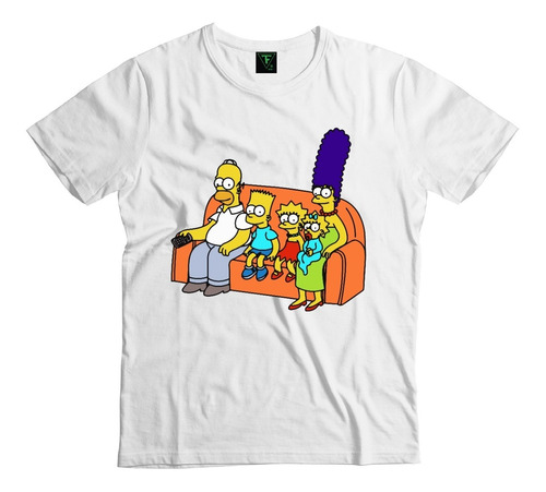 Polera Los Simpsons Homero Marge Lisa Bart Maggie Xxl Xxxl