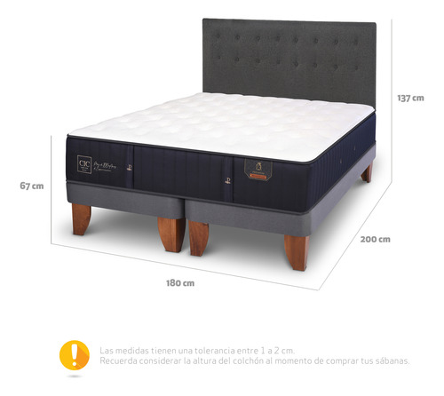 Cama Europea Azul