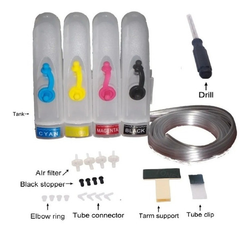 Sistema Continuo Hp Para Impresoras Hp Con Tinta Antiderrame