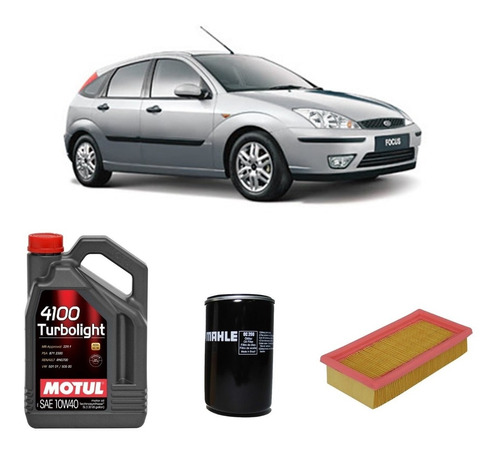 Kit 2 Filtros Ford Focus Zetec Y Aceite Motul 10w40 X4