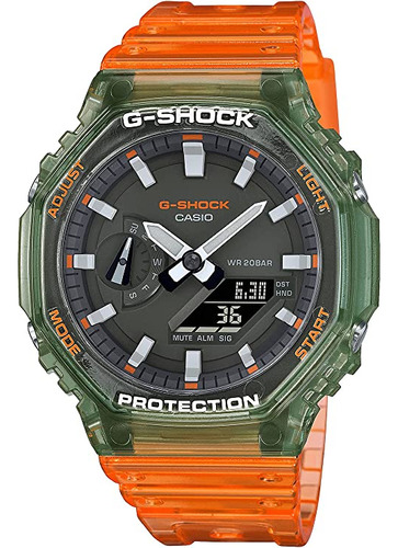 Casio G-shock Ga-2100hc-4ajf [banda De Goma G-shock 20 Atm