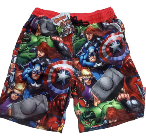 Traje De Baño Marvel Hombre Short Niños 