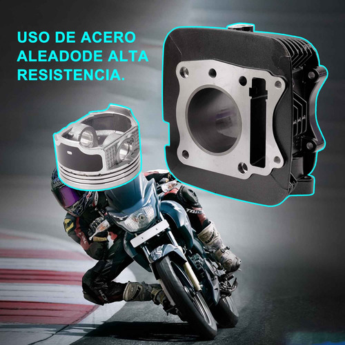 Kit De Cilindro Completo Para Tvs Apache Rtr 180 Alta Calida