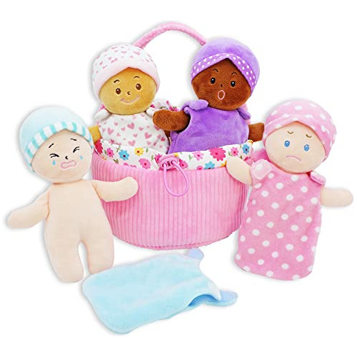 Juego De Muñecos De Peluche My First Basket: Incluye 1...