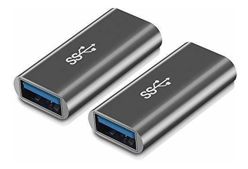 Adaptador Usb 3.0 Qianlink, 2-pack, Tipo A Hembra A Hembra,