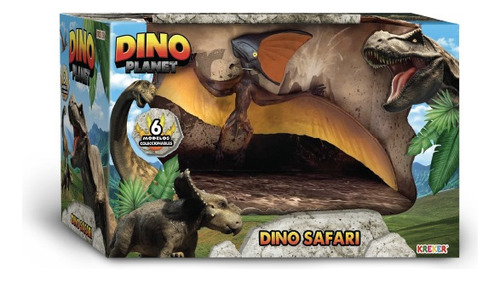 Dino Pterodactilo Dino Safari Para Coleccion Kreker Blister