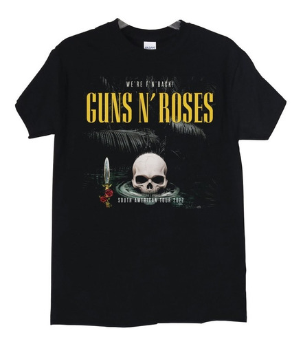 Polera Guns N Roses Chile Tour 2022 Rock Abominatron