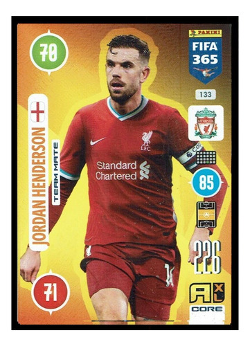 Carta Adrenalyn Xl Fifa 365 2021 / Jordan Henderson 133