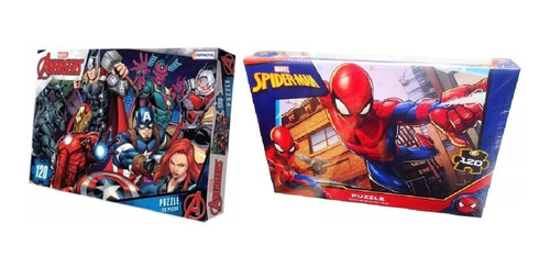 Puzzle Rompecabezas 120 Piezas Infantil Spiderman Babymovil