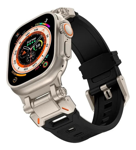 Correa Manilla Silicona Para Apple Watch Ultra 42 44 45 49mm