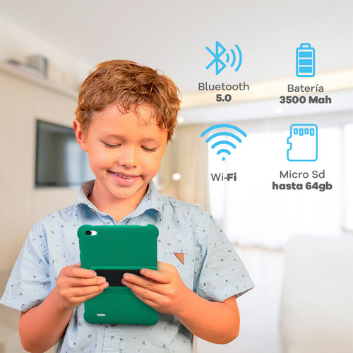 Tablet Niños T-go Pegasus Android Octacore 4gb 64gb Juegos Color Blanco