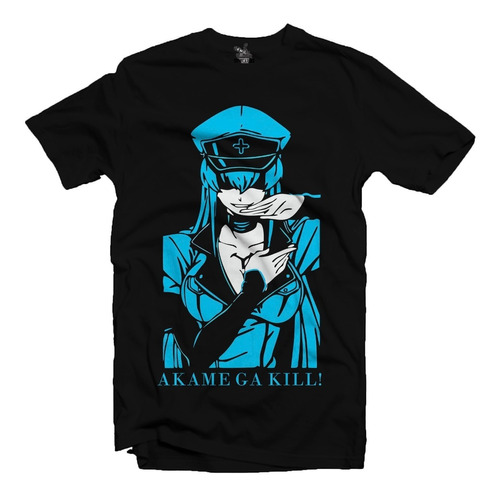 Playera Negra Akame Ga Kill Esdeath Anime Manga Waifu