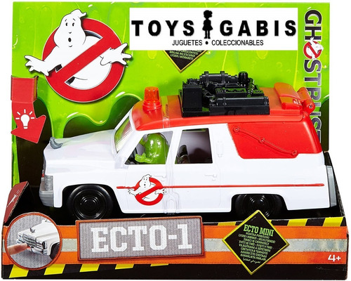 Ghostbusters Ecto-1 Cazafantasmas Pegajoso Brilla De Mattel