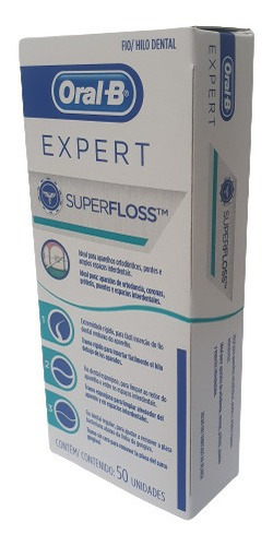 Hilo Dental Oral B Superfloss Caja Ortodoncia Puente Implant