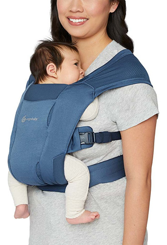 Ergobaby Embrace Mesh - Portabebés Para Recién Nacidos, Azul