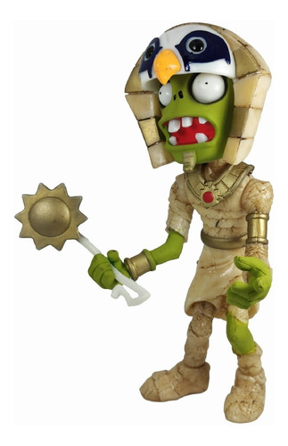 Plantas Vs Zombies Figura Zombie Faraon Luz Led 25cm