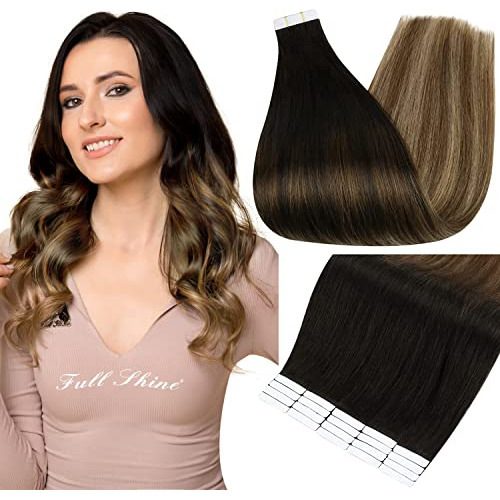 Fshine Hair Extensions Brown With Rubia Highlights Pdwla