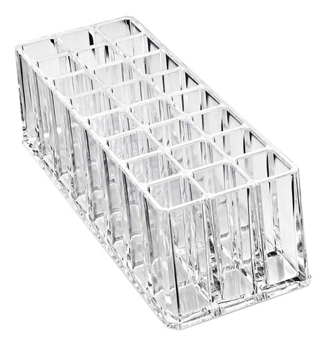 Soporte Para Lápiz Labial De 24 Rejillas, Caja De