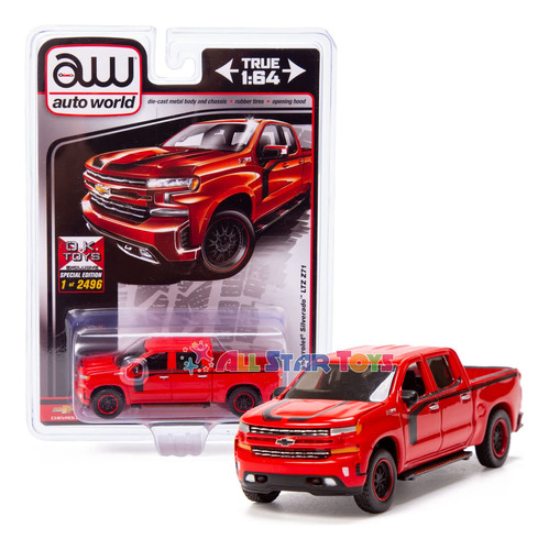 Chevrolet Silverado Ltz Z71 Rojo Edicion Limitada 2496 Pieza