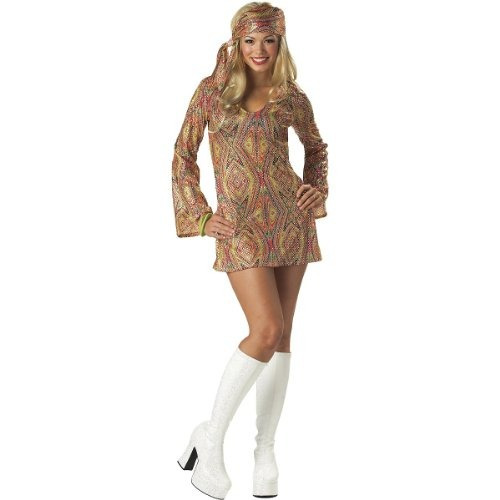 Adult Disco Dolly 70s Costume