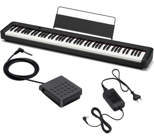 Piano Digital Casio Cdp-s110 C2 - 88 Teclas C/ Pedal E Fonte