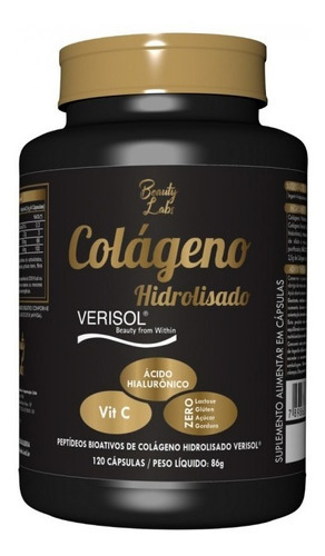Colágeno Verisol + Acido Hialurônico (120caps) - Beauty Labs