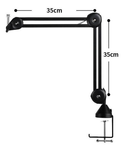 Pedestal Articulado Para Microfone Condensador Rode,shure